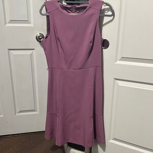 White House Black Market Sleeveless Purple Midi Dress